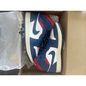 Nike Air Jordan 1 Mid USA Womens Sneaker Shoes Blue